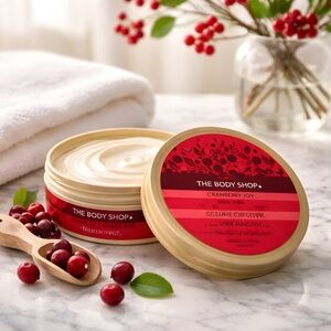 DISCONTINUED- *NEW* The Body Shop Cranberry Joy Body Butter (200ml)
